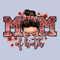 Mom Of Both Messy Bun Long Sleeve Tee | Teevron