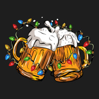 Beer With Christmas Lights Classic Tee | Teevron