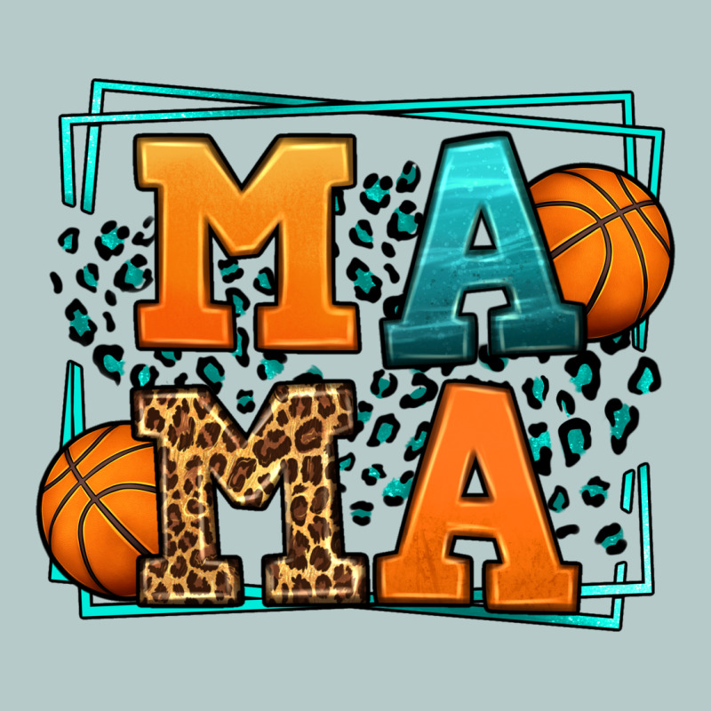 Leopard Basketball Mama Mother's Day Heavy Core Tee by LillyAllenDesigns | Teevron