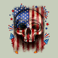 4th Of July Skull American Flag Classic Tee | Teevron