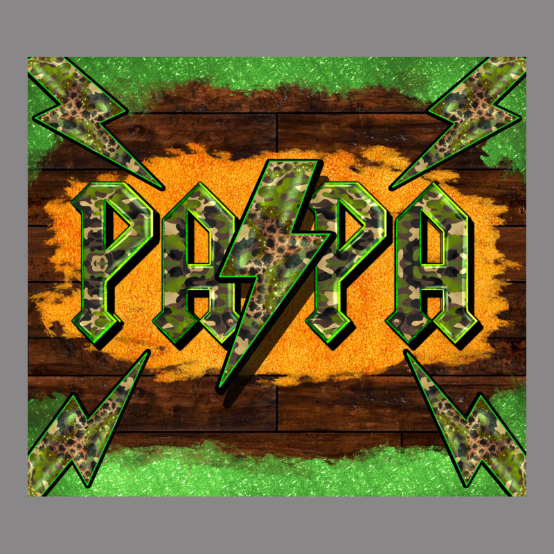 Papa  Lightning Camouflage Vintage Tee by BarkalooDesign | Teevron