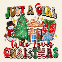 Just A Girl Who Loves Christmas Vintage Tee | Teevron