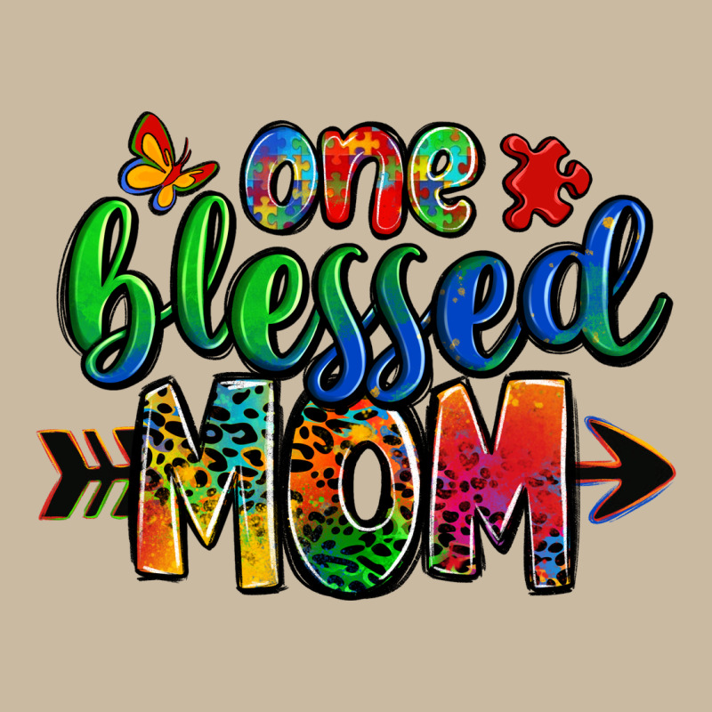 One Blessed Mom Autism Long Sleeve Tee by Zillion Design Studio | Teevron