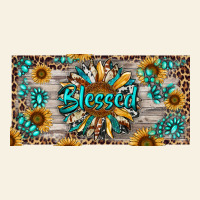 Blessed With Sunflower And Gemstone Vintage Tee | Teevron