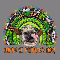 Western Happy St. Patrick's Day Cow Rainbow Heavyweight Hoodie | Teevron