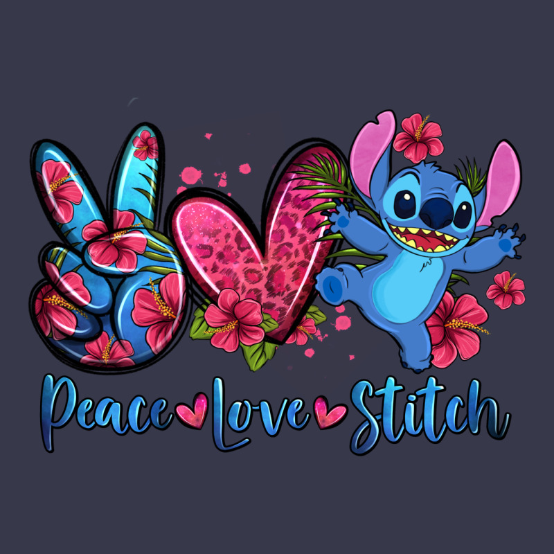 Peace Love Stitch Long Sleeve Tee by Zillion Design Studio | Teevron