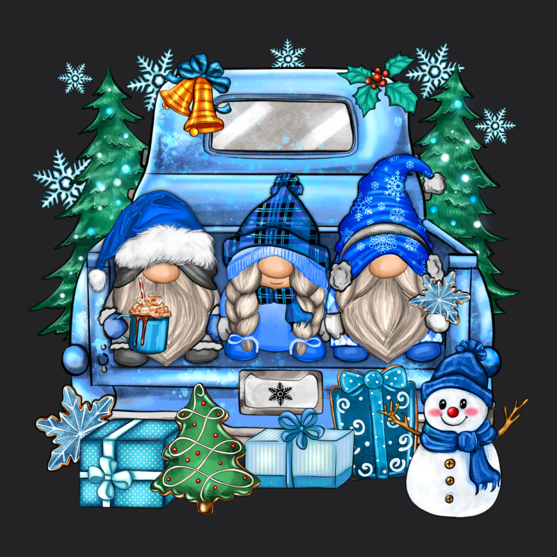 Snowman Gnome Truck Vintage Tee by Zillion Design Studio | Teevron