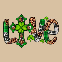 Western St. Patrick's Day Love Cross Heavyweight Hoodie | Teevron