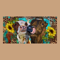Heifers With Sunflowers And Leopard Vintage Tee | Teevron