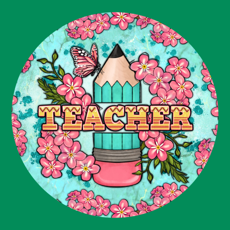 Teacher Floral Pencil Round Earring Urban Hoodie by BundleAndBundleShop | Teevron