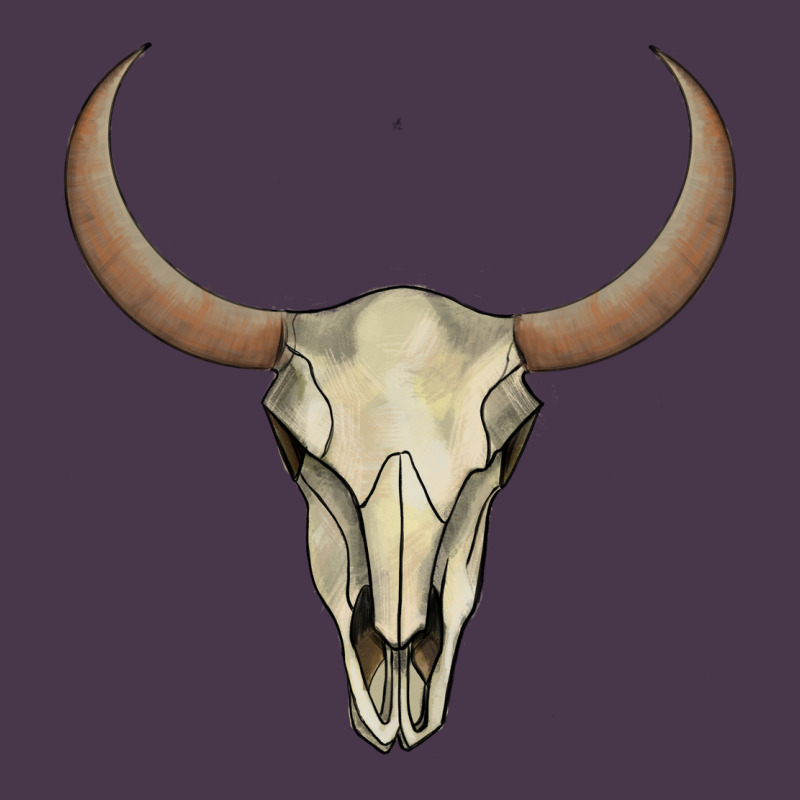 Bull Skull Heavyweight Hoodie by AdoDesignShop | Teevron