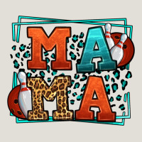 Bowling Mama Leopard Frame Mother's Day Heavy Core Tee | Teevron