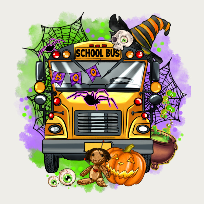 Halloween School Bus Zipper Hoodie by AdoDesignShop | Teevron