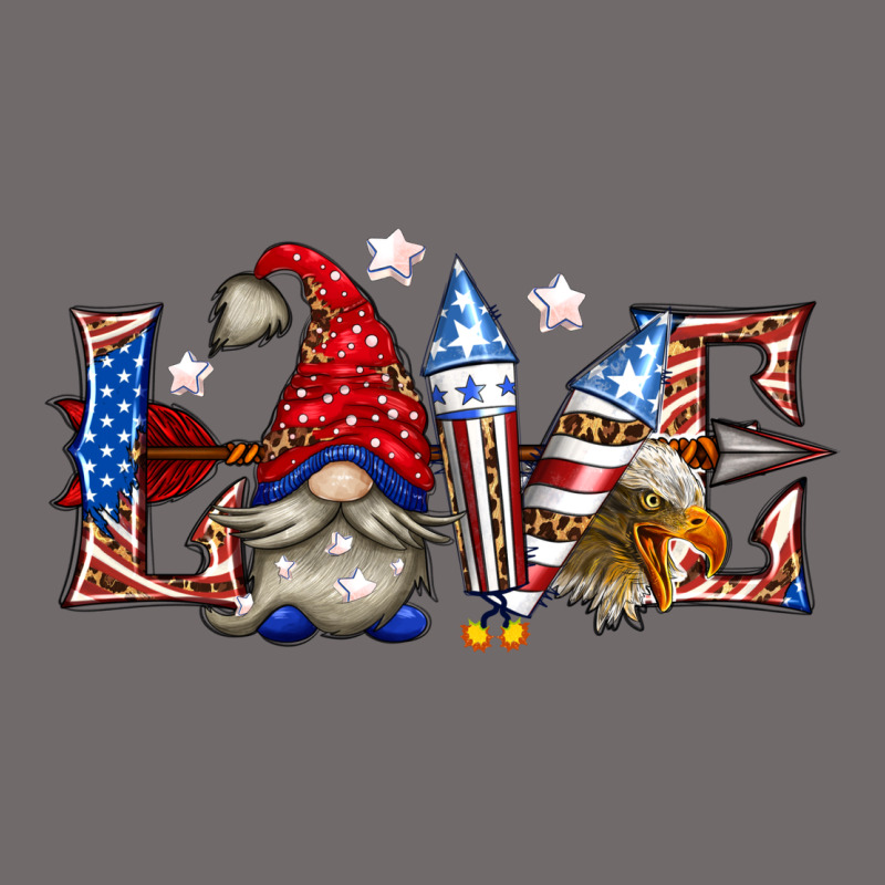 Love 4th July With Gnome Billie Wilder Urban Heavy Tee by texasbilliewilder | Teevron