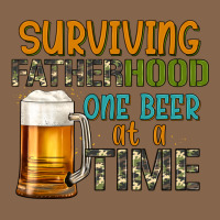 Surviving Fatherhood One Beer At A  Time Premium Tee | Teevron