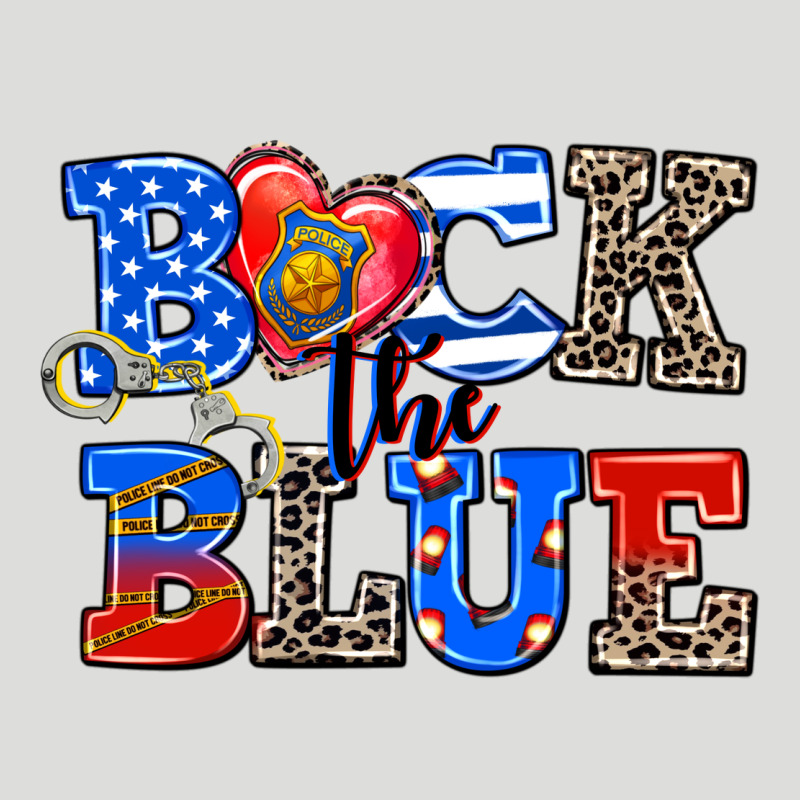 Back The Blue Zipper Hoodie by AdoDesignShop | Teevron