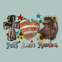 Faith Love Freedom Usa Premium Sweatshirt | Teevron