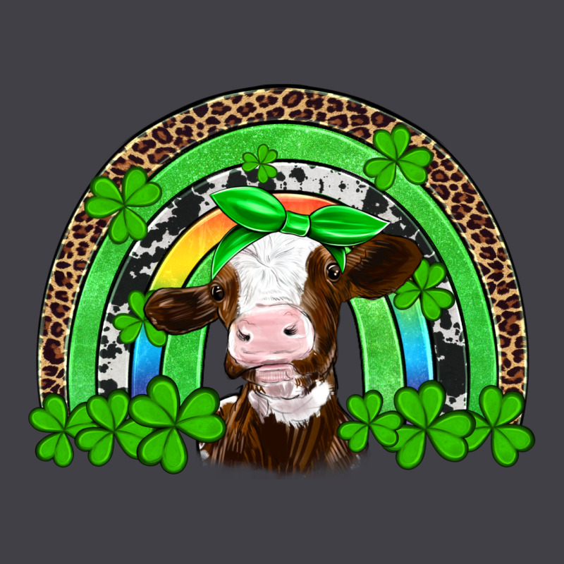 St Patricks Cow Rainbow Heavyweight Hoodie by Artiststas | Teevron