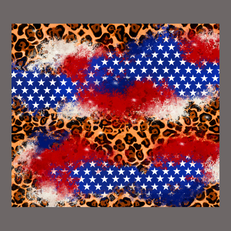 4th Of July Usa Flag Leopard 20oz Tumbler Classic Tee by Neo Western | Teevron