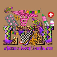 Mardi Gras  Lvn Licensed Vocational Nurse Long Sleeve Tee | Teevron