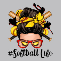Softball Life Messy Bun Long Sleeve Tee | Teevron