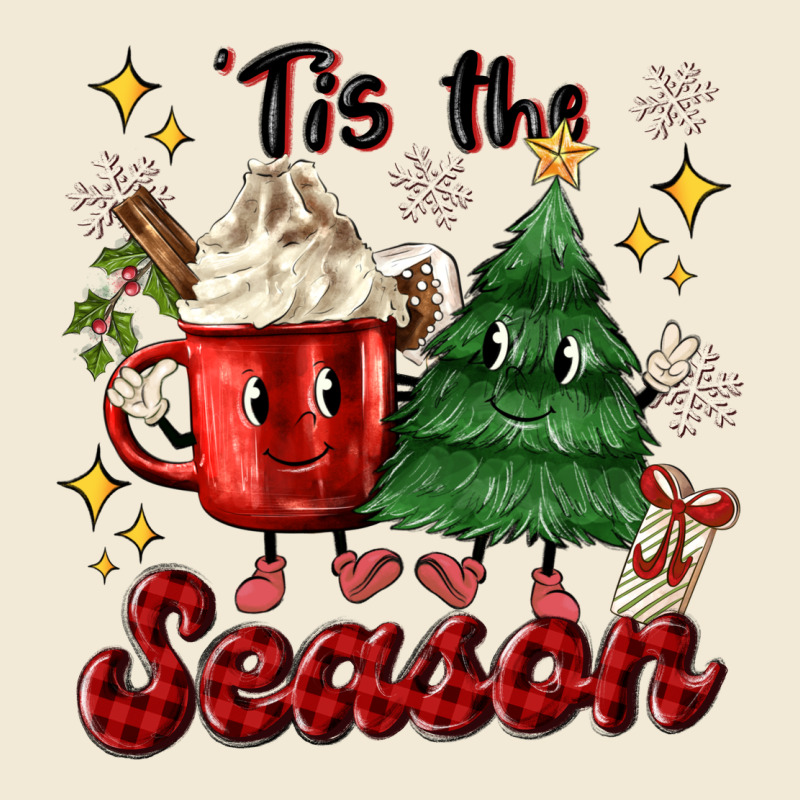 'tis The Season With Christmas Tree And Hot Cocoa Premium Hoodie by MaliasSmallBusiness | Teevron