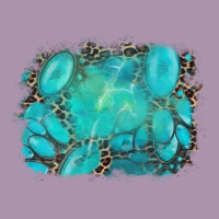 Turquoise Leopard Background Heavyweight Hoodie | Teevron