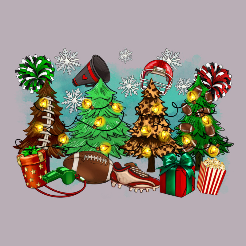 Christmas Trees With Football Vintage Tee by Zillion Design Studio | Teevron