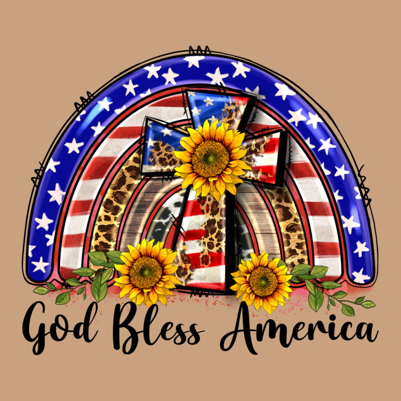 God Bless America  Rainbow Vintage Tee by BarkalooDesign | Teevron