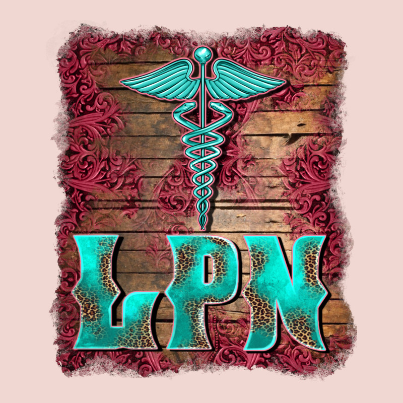 Licensed Practical Nurse Medical Symbol  Background Premium Sweatshirt by BarkalooDesign | Teevron