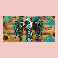Western Blessed Cros Sunflowers Licence Plate Urban Heavy Tee | Teevron
