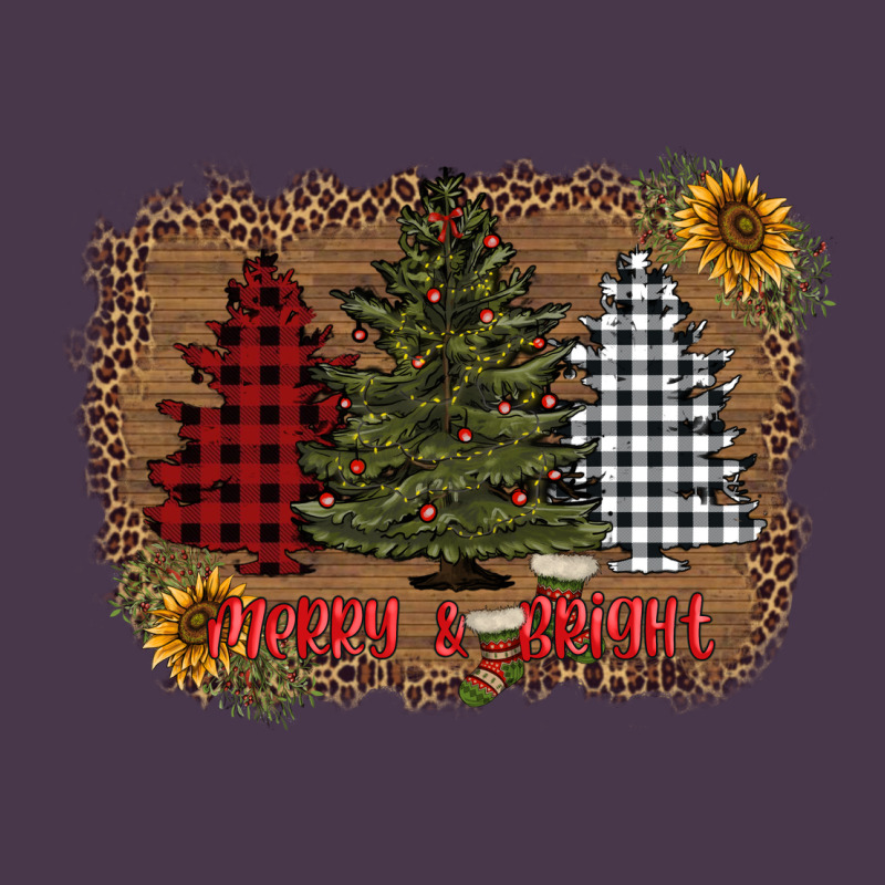 Merry And Bright With Tree's Heavyweight Hoodie by AdoDesignShop | Teevron