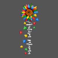 Autism Mama Sunflower White Zipper Hoodie | Teevron