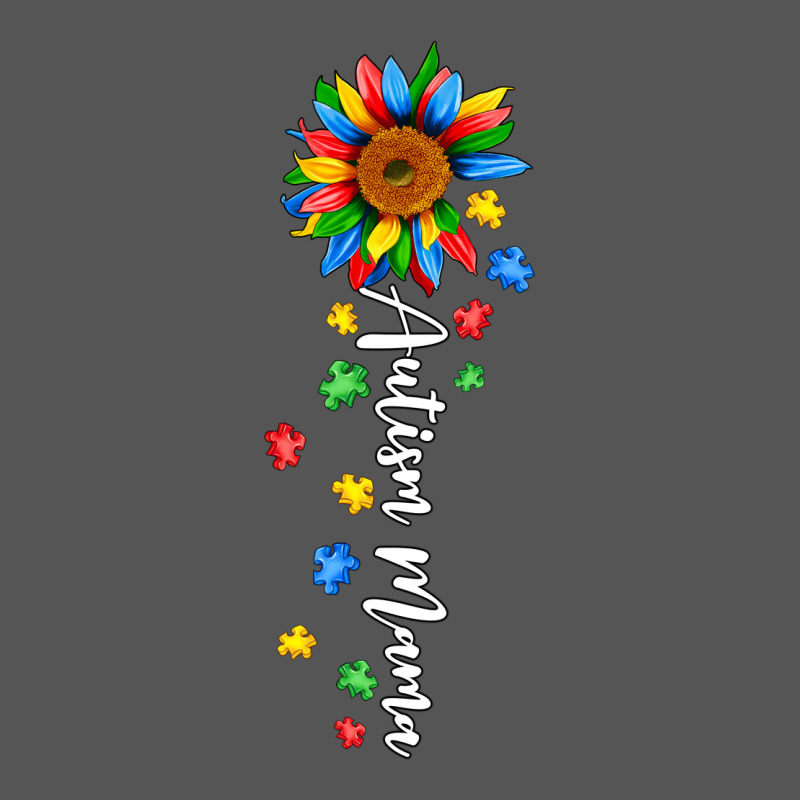 Autism Mama Sunflower White Zipper Hoodie by JahusDesignShop | Teevron