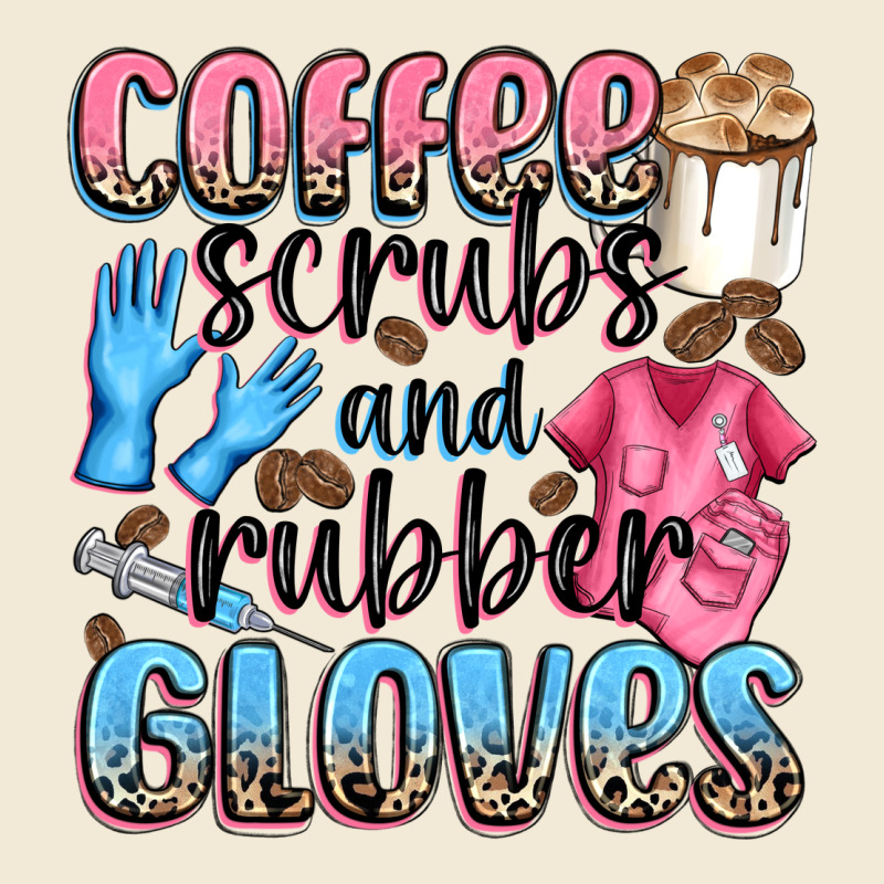 Coffee Scrubs And Rubber Gloves Premium Hoodie by NancyCooperArtShop | Teevron