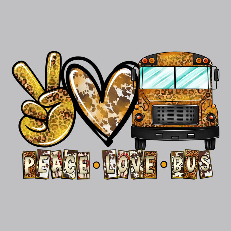 Peace Love Bus Classic Tee by CowhideDigitalArt | Teevron