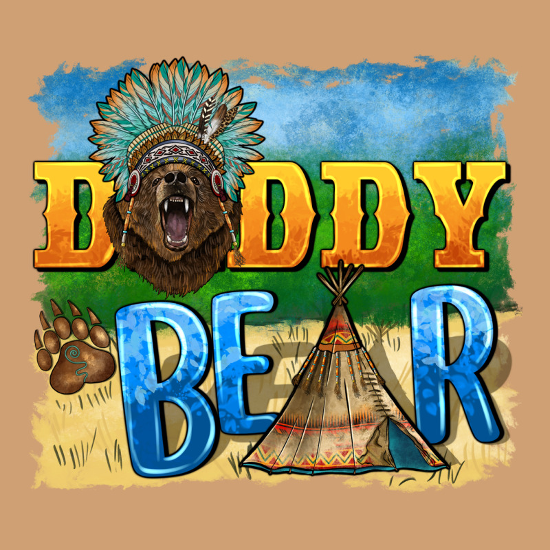Daddy Bear Native Vintage Tee by BarkalooDesign | Teevron