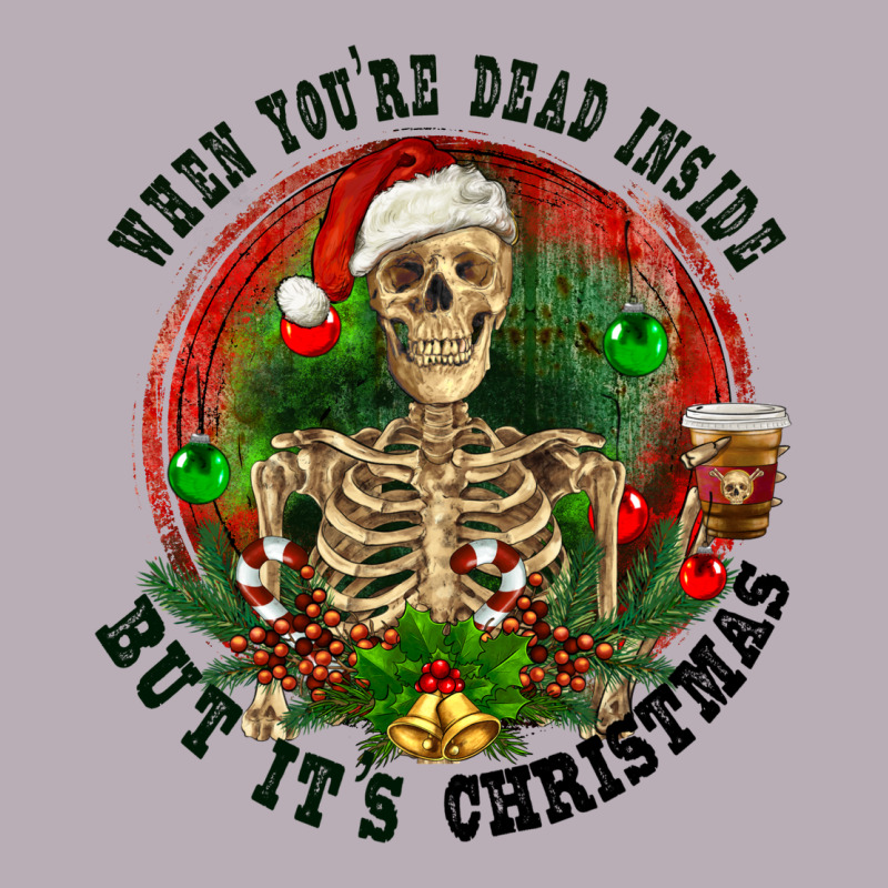 When You're Dead Inside But It's Christmas Vintage Tee by RanaPortraitStore | Teevron