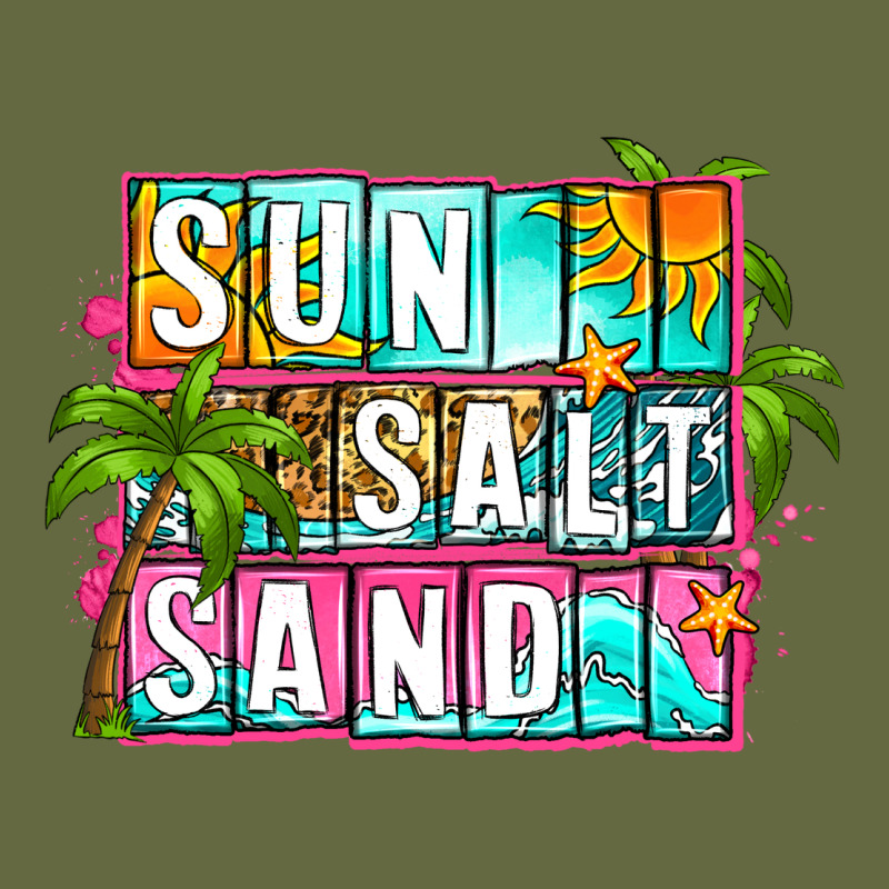 Sun Salt Sand Summer Long Sleeve Tee by Zillion Design Studio | Teevron
