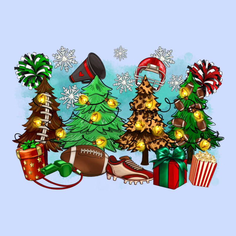 Christmas Trees With Football Urban Heavy Tee by Zillion Design Studio | Teevron