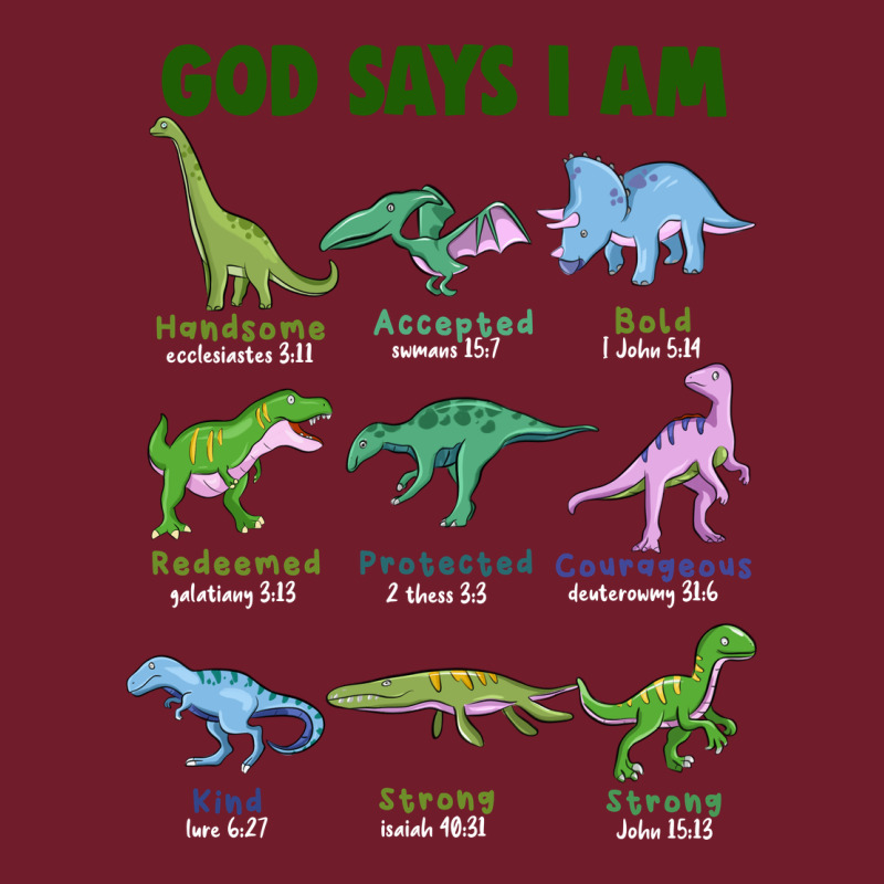 God Says I Am Dinosaurs Zipper Hoodie by JahusDesignShop | Teevron