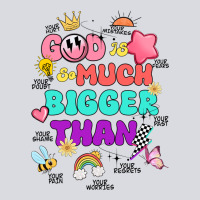 God Is Bigger Design Zipper Hoodie | Teevron
