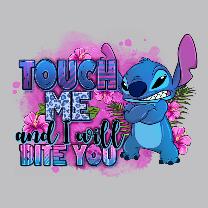 Touch Me And I Will Bite You Stitch Long Sleeve Tee by Zillion Design Studio | Teevron