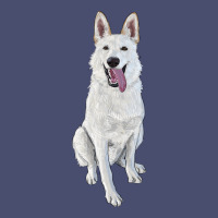 Hand Drawing White Shepherd Vintage Tee | Teevron