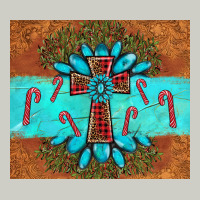 Christmas Cross Gemstone Heavyweight Hoodie | Teevron