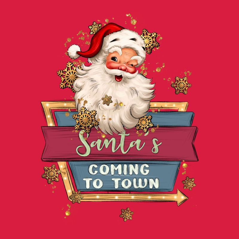 Santa's Coming To Town Premium Hoodie by MaliasSmallBusiness | Teevron