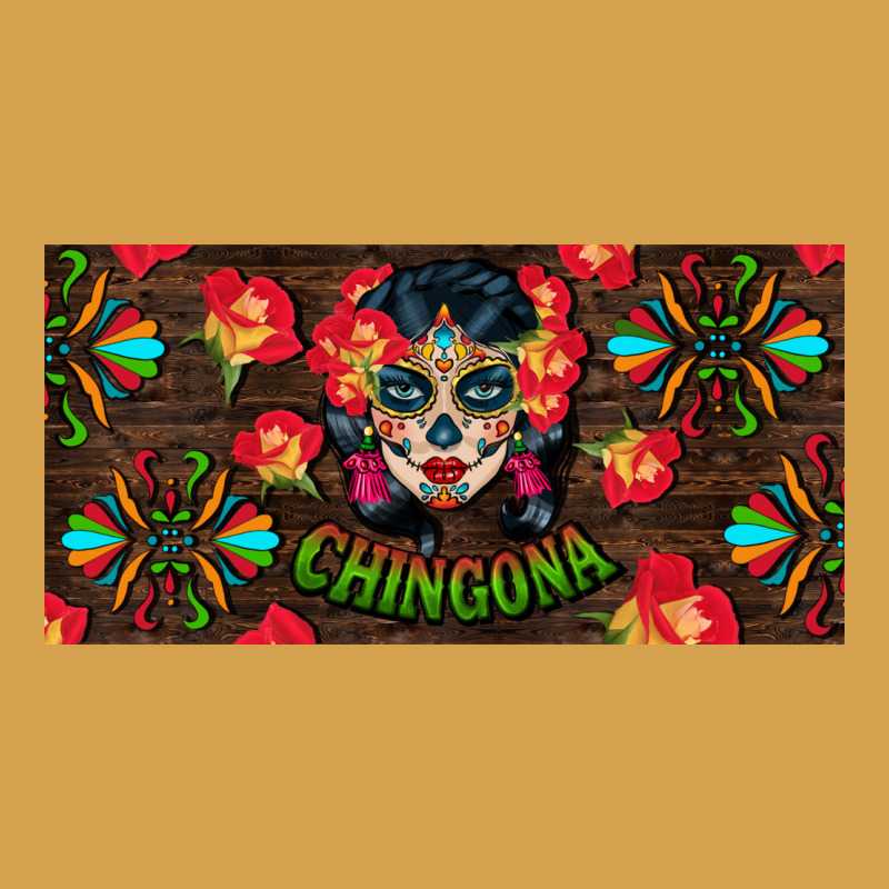 Chingona Sugar Skull License Plate Urban Hoodie by BundleAndBundleShop | Teevron