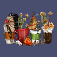 Coffee Cups Indian Headdress Vintage Tee | Teevron