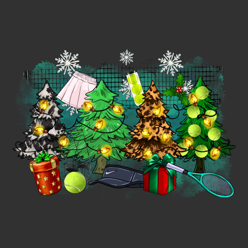 Christmas Trees With Tennis Urban Heavy Tee by Zillion Design Studio | Teevron