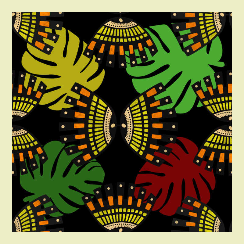 African And Leaf Seamless Pattern Urban Hoodie by BundleAndBundleShop | Teevron
